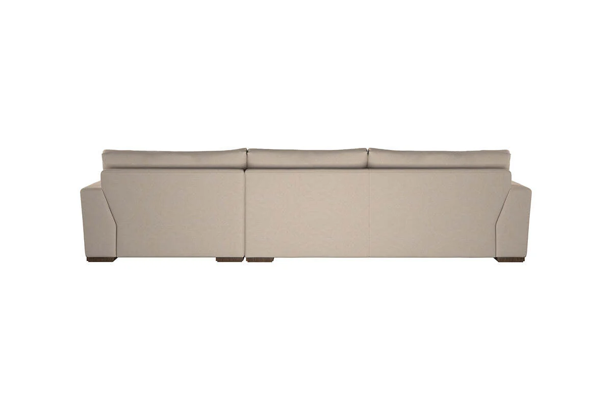 Guddu Large Right Hand Chaise Sofa - Recycled Cotton Horizon - Image 5