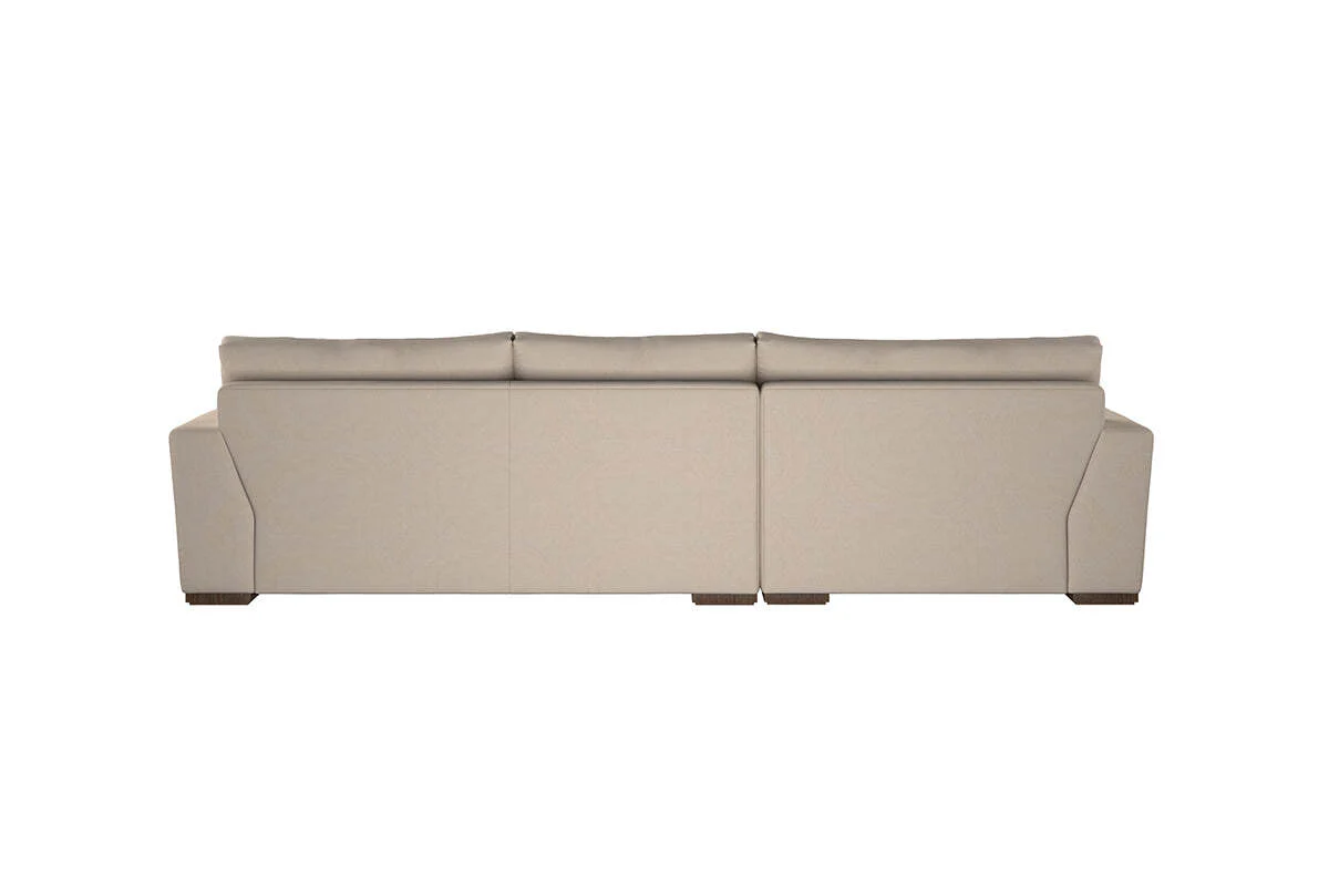Guddu Medium Left Hand Chaise Sofa - Recycled Cotton Navy - Image 5