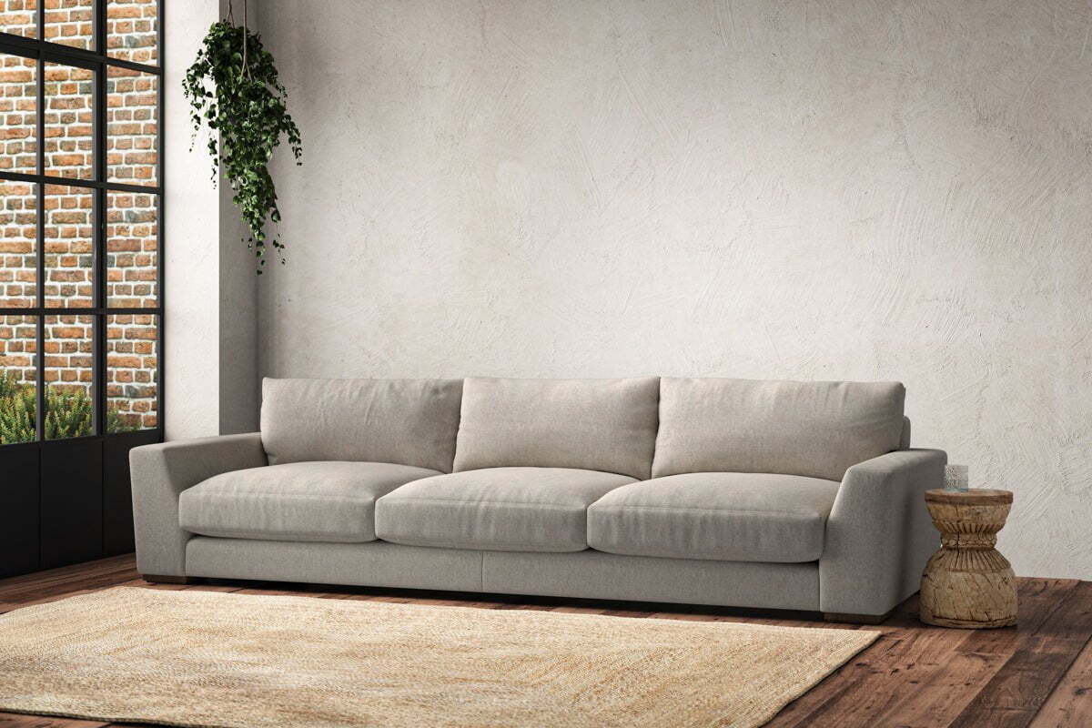 Guddu Super Grand Sofa - Brera Linen Natural - Image 3