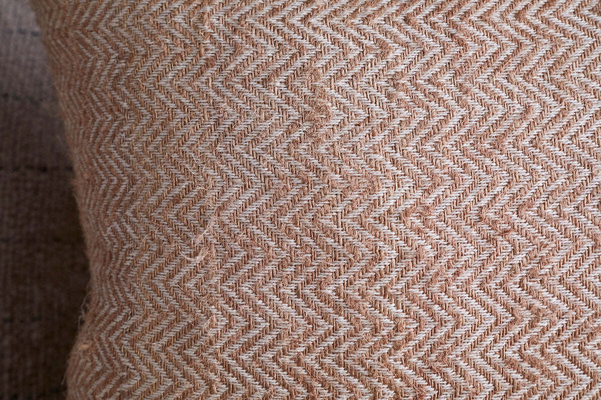 Indie Recycled Cushion Cover - Rust - Image 4