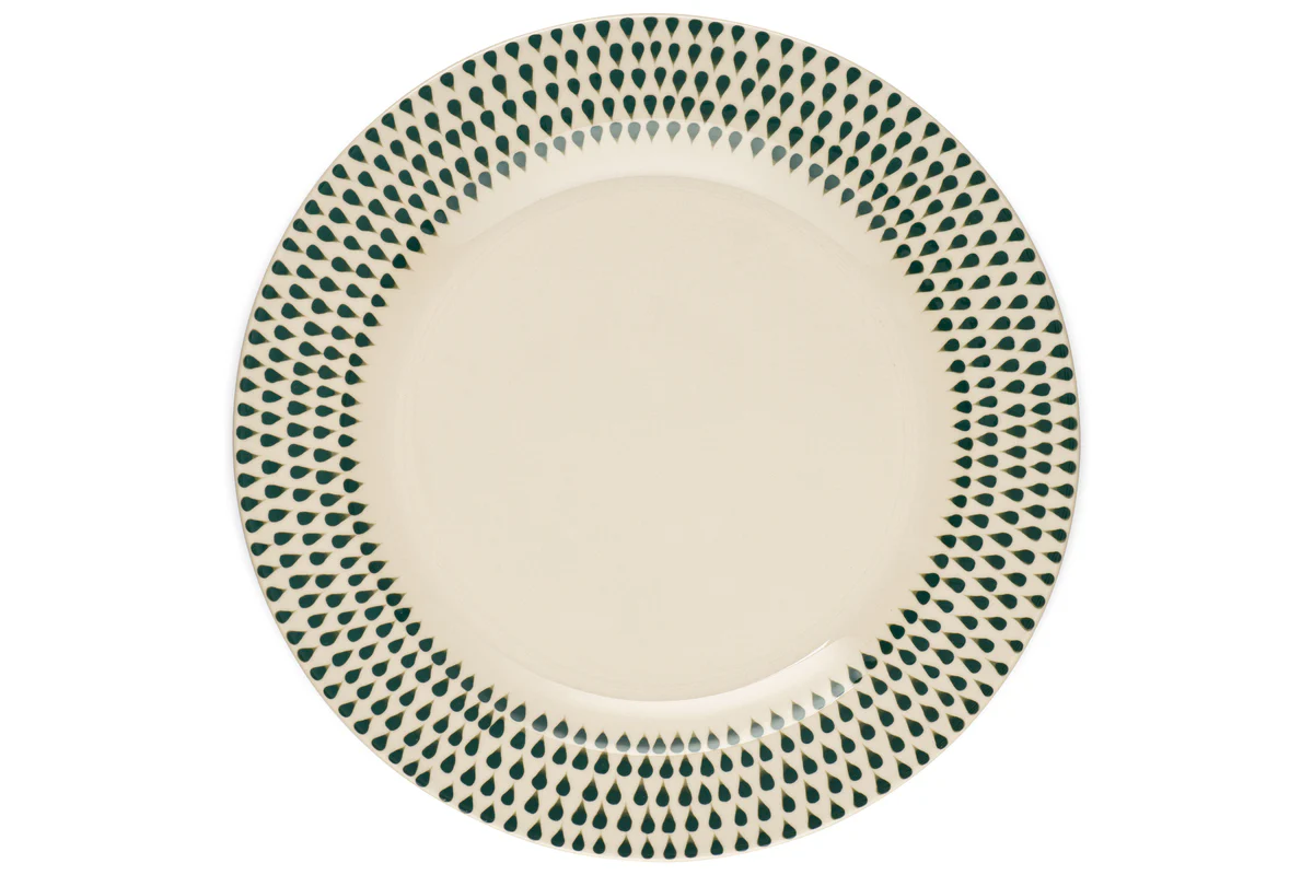Juniper Drop Dinnerware Set - Cream & Juniper (Set of 12) - Image 14