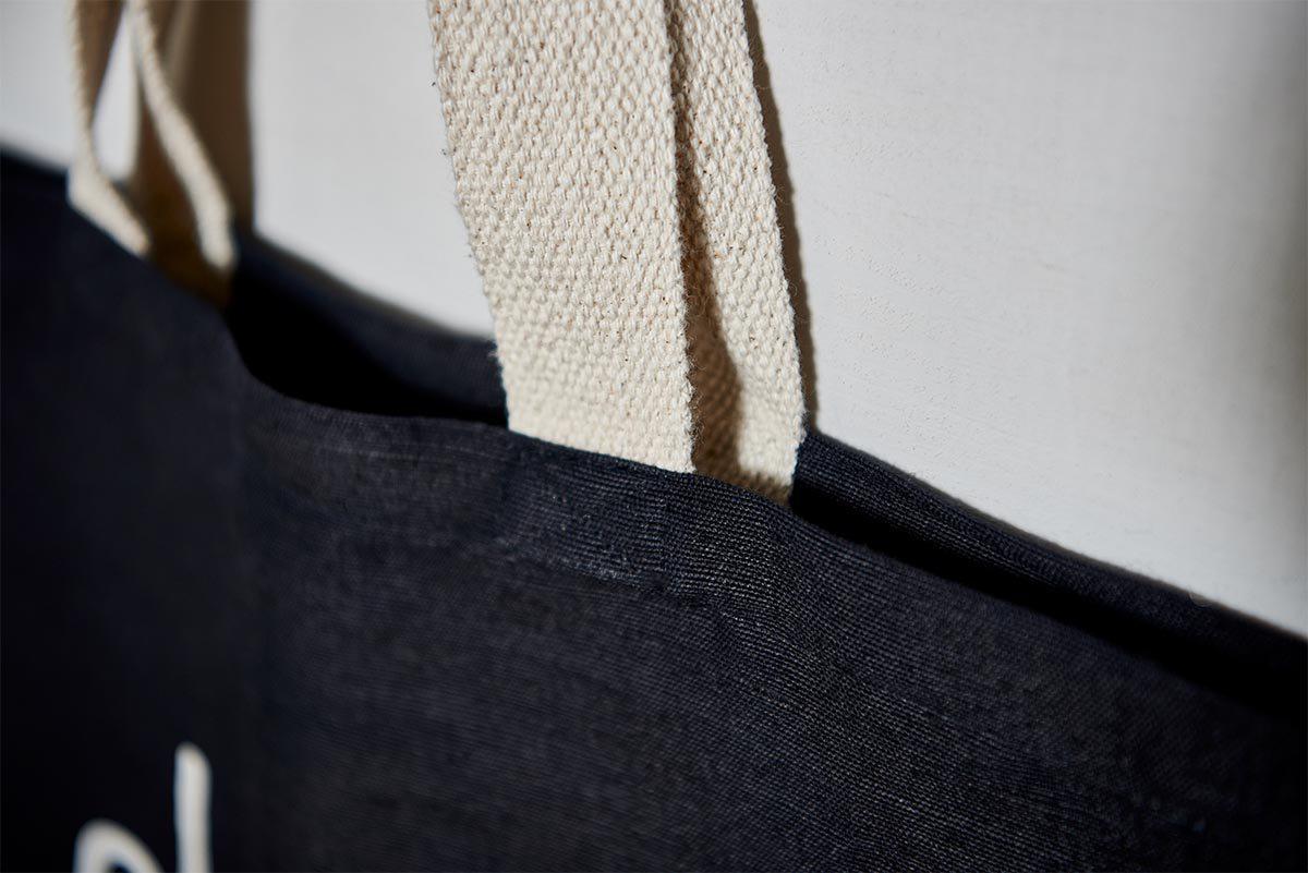Jute & Cotton Tote Bag - Image 2