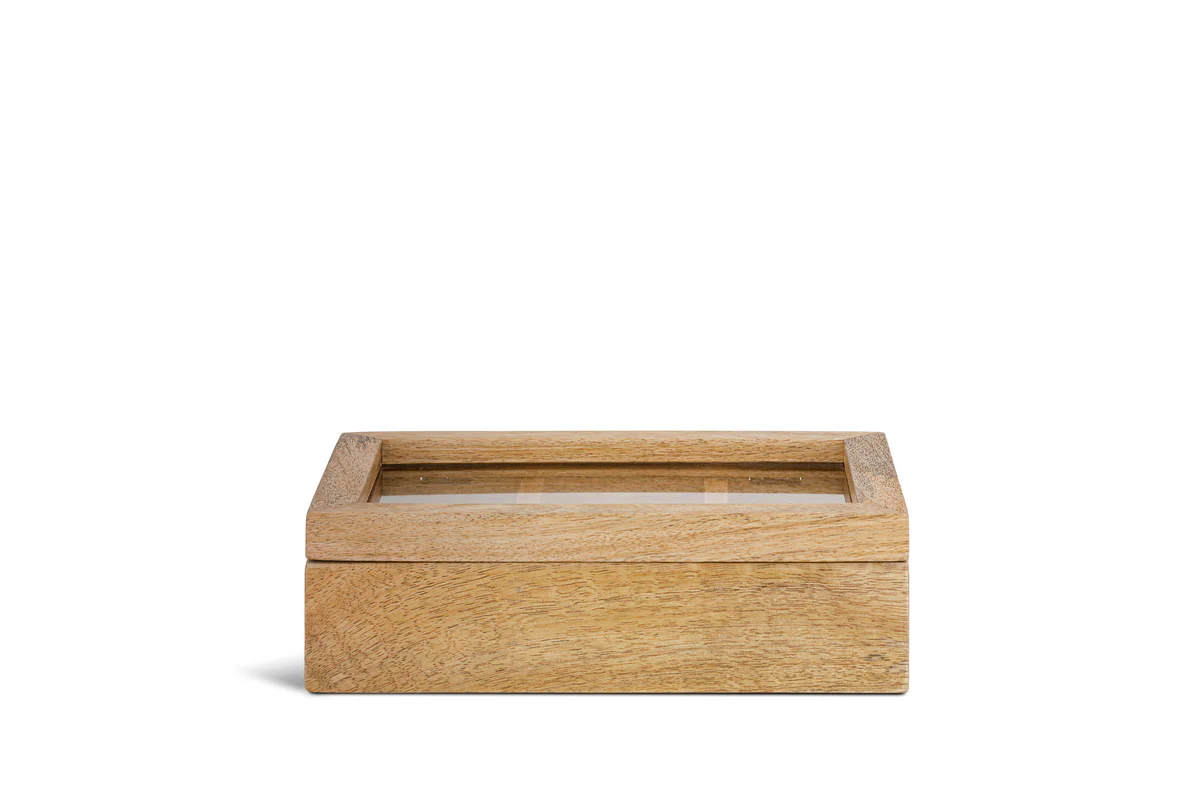 Kabani Mango Wood Jewellery Box - Natural - Image 5