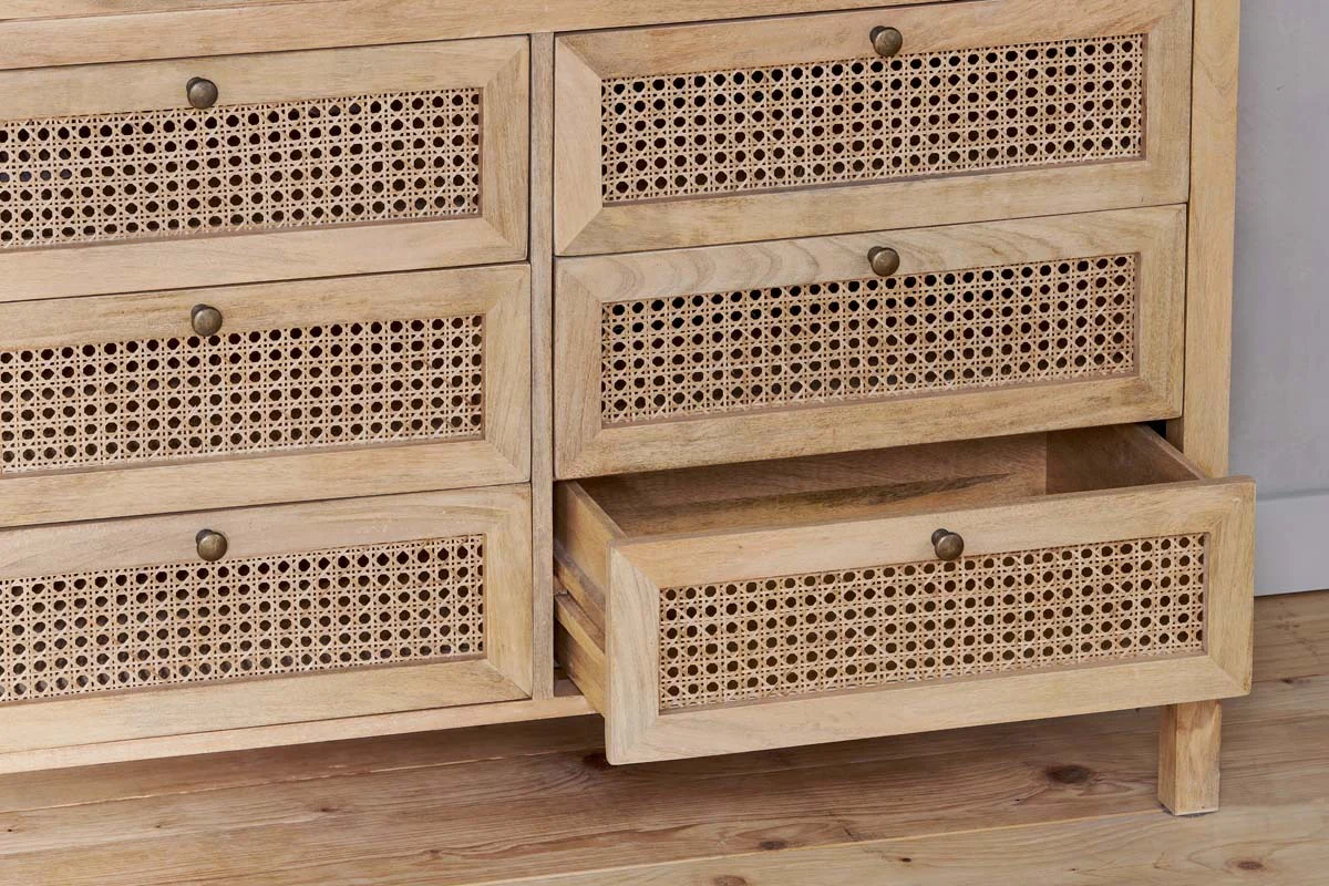 Kanz Mango Wood Chest Of Drawers - Natural - Image 3