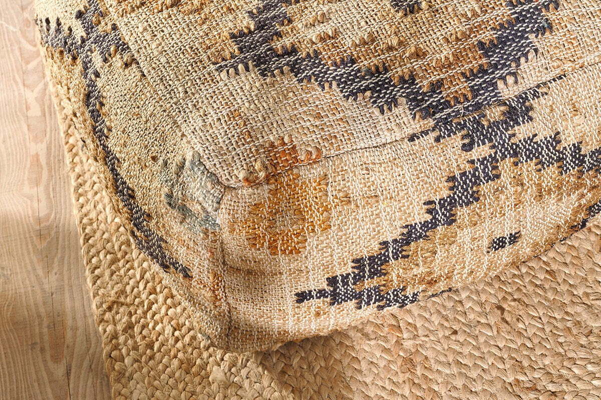 Kesu Kilim Pouf - Large - Image 4