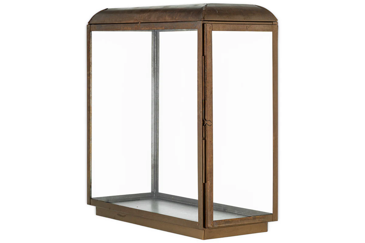 Kiwanda Tall Lantern - Antique Brass - Image 7