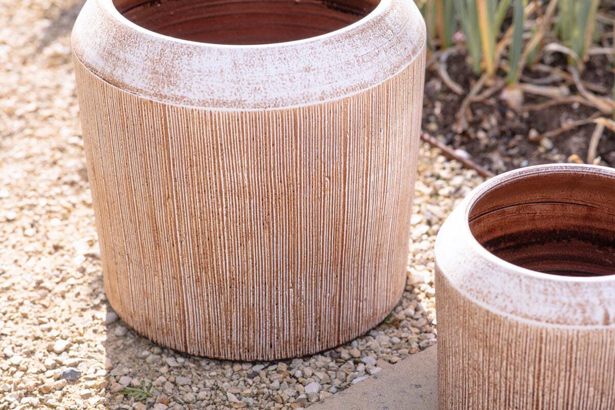 Kubo Ceramic Planter - Terracotta - Image 3