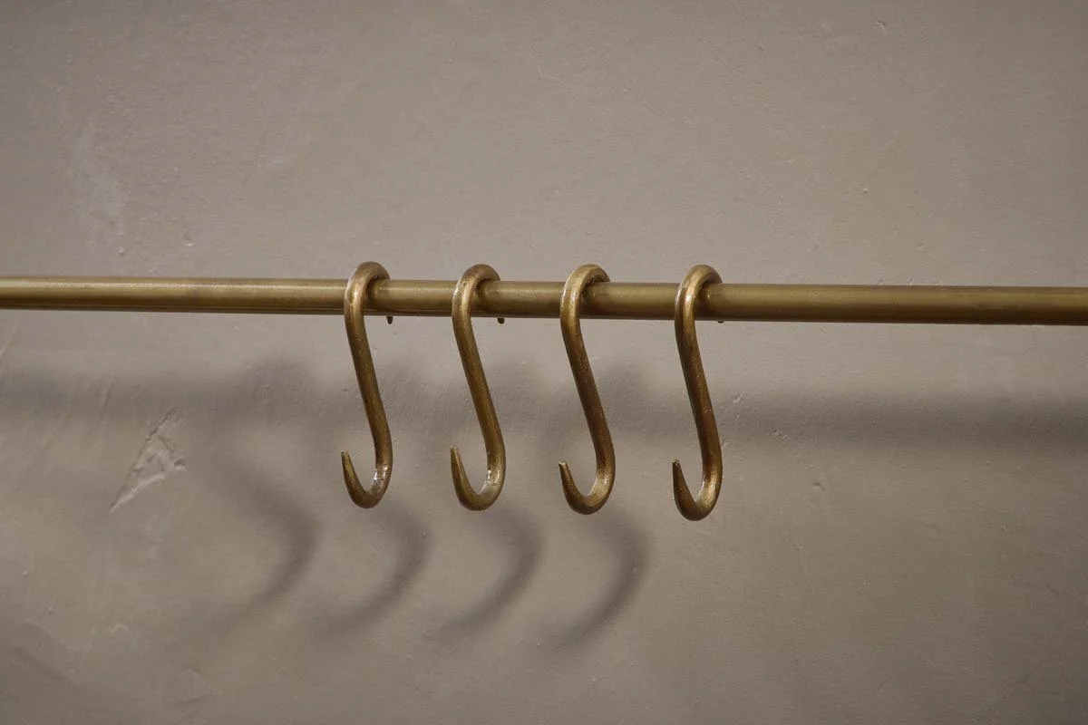 Laila Iron Hanging Rail - Brass - Image 3