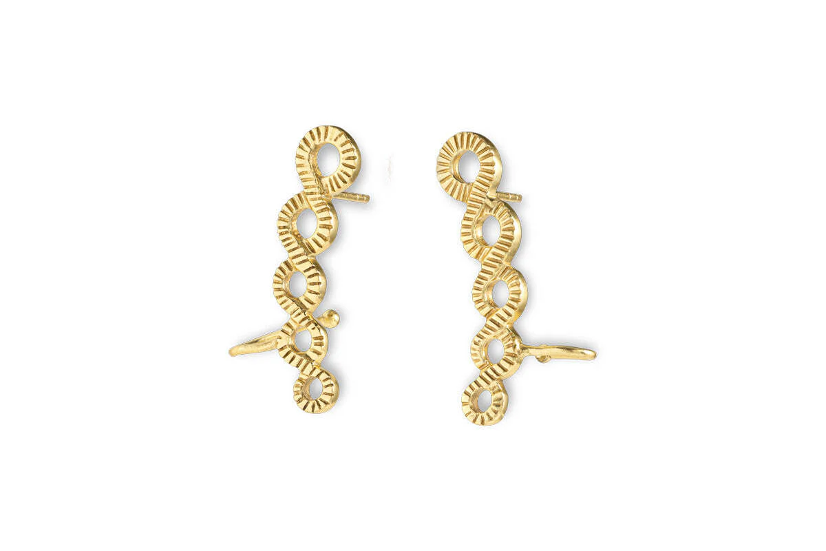 Lalia Ear Climber - Gold - Image 3