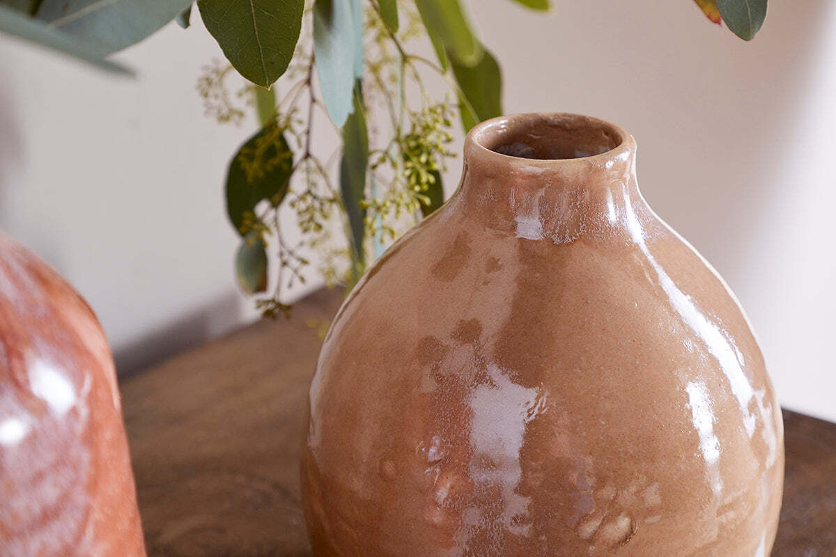 Lucia Ceramic Vase - Terracotta Mix - Image 4