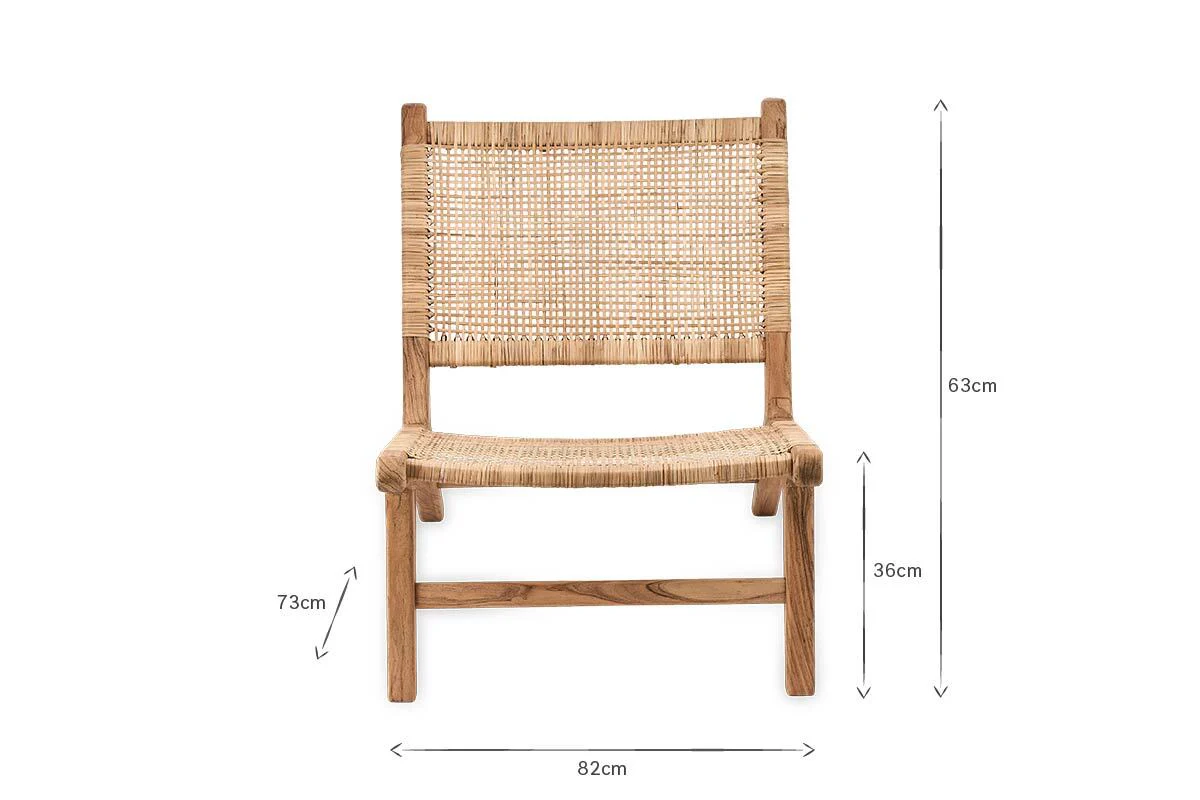 Madrisana Acacia & Rattan Woven Chair - Image 11