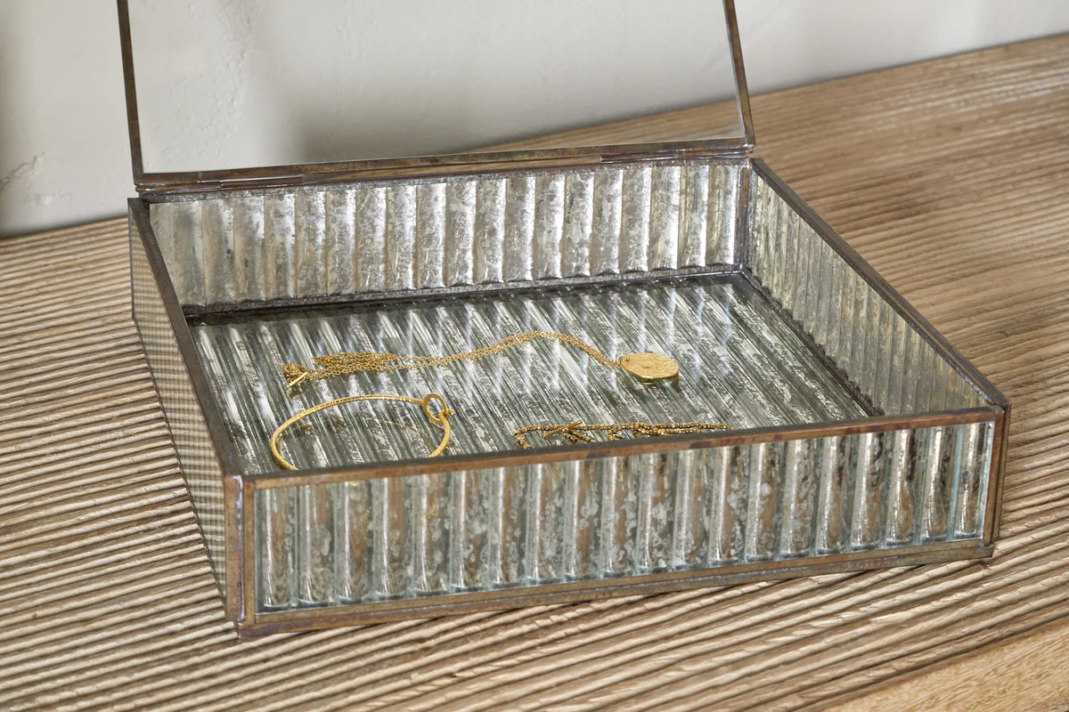 Malita Jewellery Box - Antique Brass - Image 5