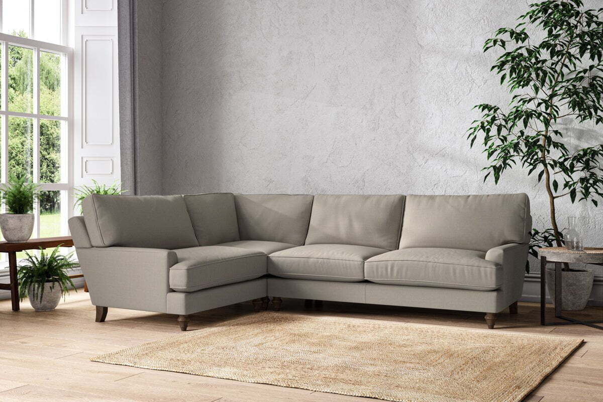 Marri Grand Left Hand Corner Sofa - Recycled Cotton Flax - Image 2