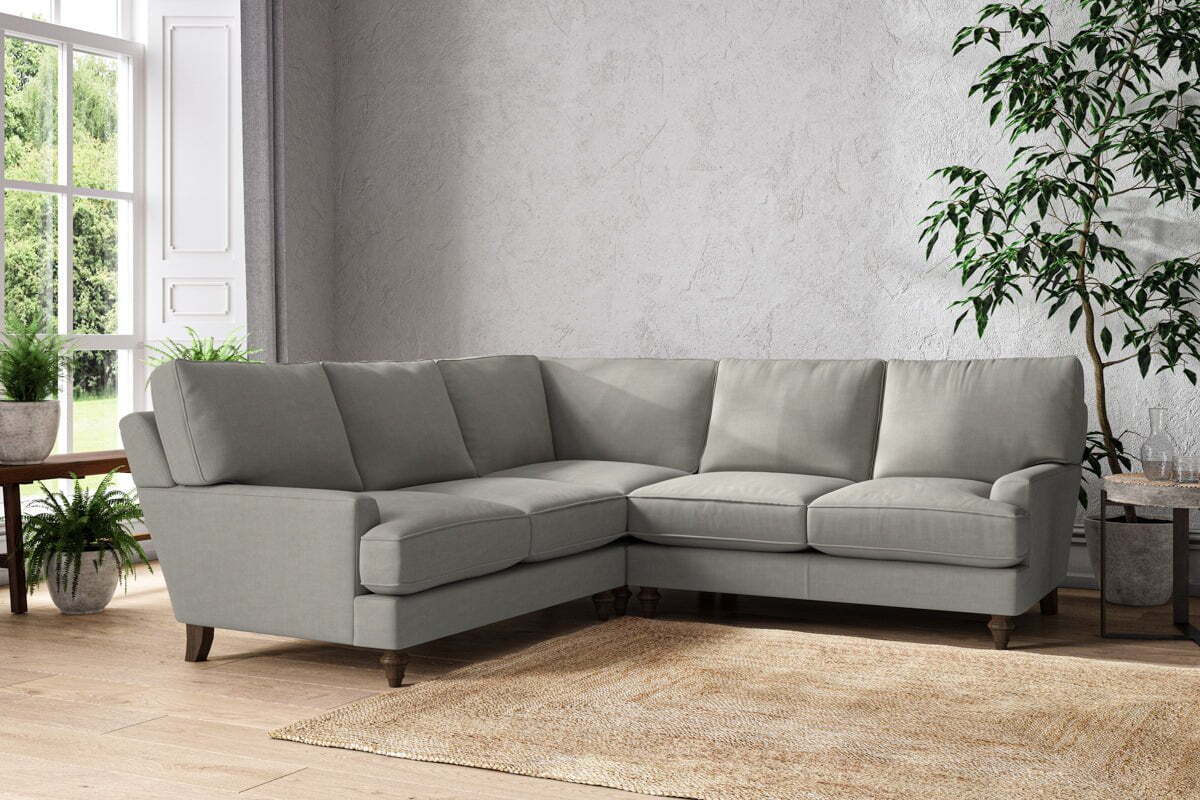 Marri Large Corner Sofa - Brera Linen Smoke - Image 2