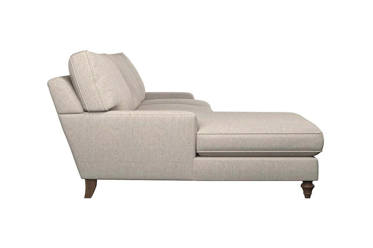 Marri Large Left Hand Chaise Sofa - Brera Linen Natural - Image 4