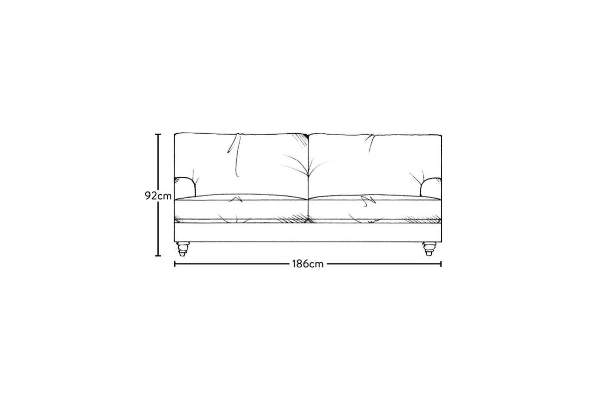 Marri Medium Sofa - Brera Linen Dusk - Image 6