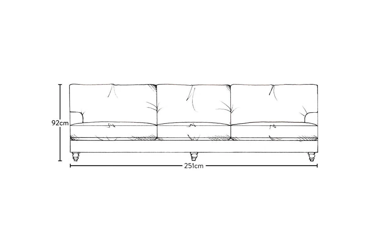 Marri Super Grand Sofa - Recycled Cotton Fatigue - Image 6