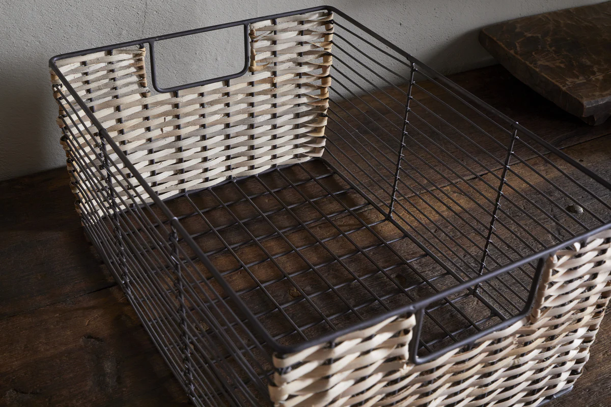 Montali Iron & Rattan Storage Baskets - Natural - Image 3