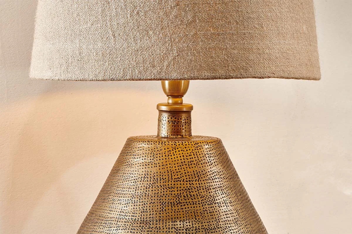 Nalgonda Lamp - Antique Brass - Small - Image 3