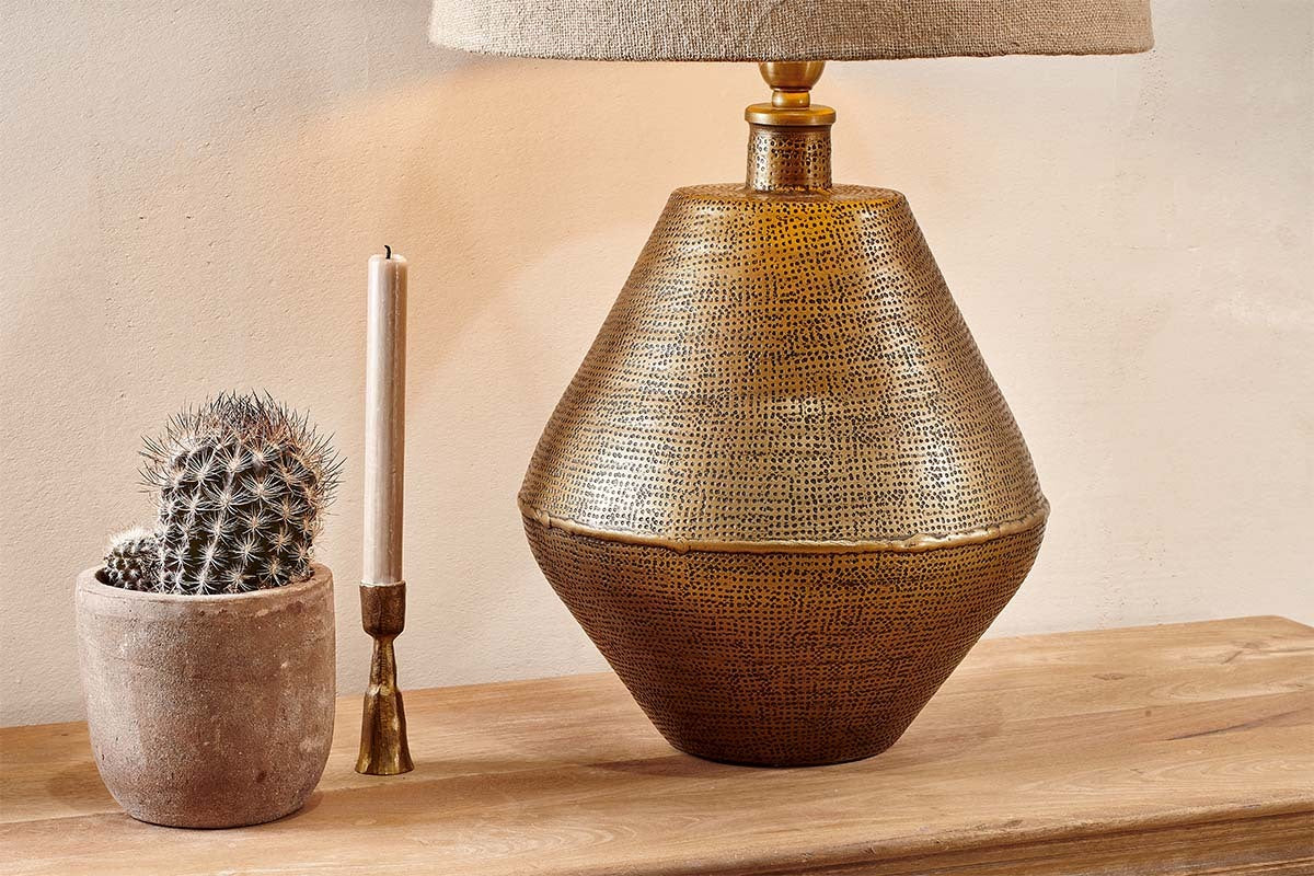 Nalgonda Lamp - Antique Brass - Small - Image 4
