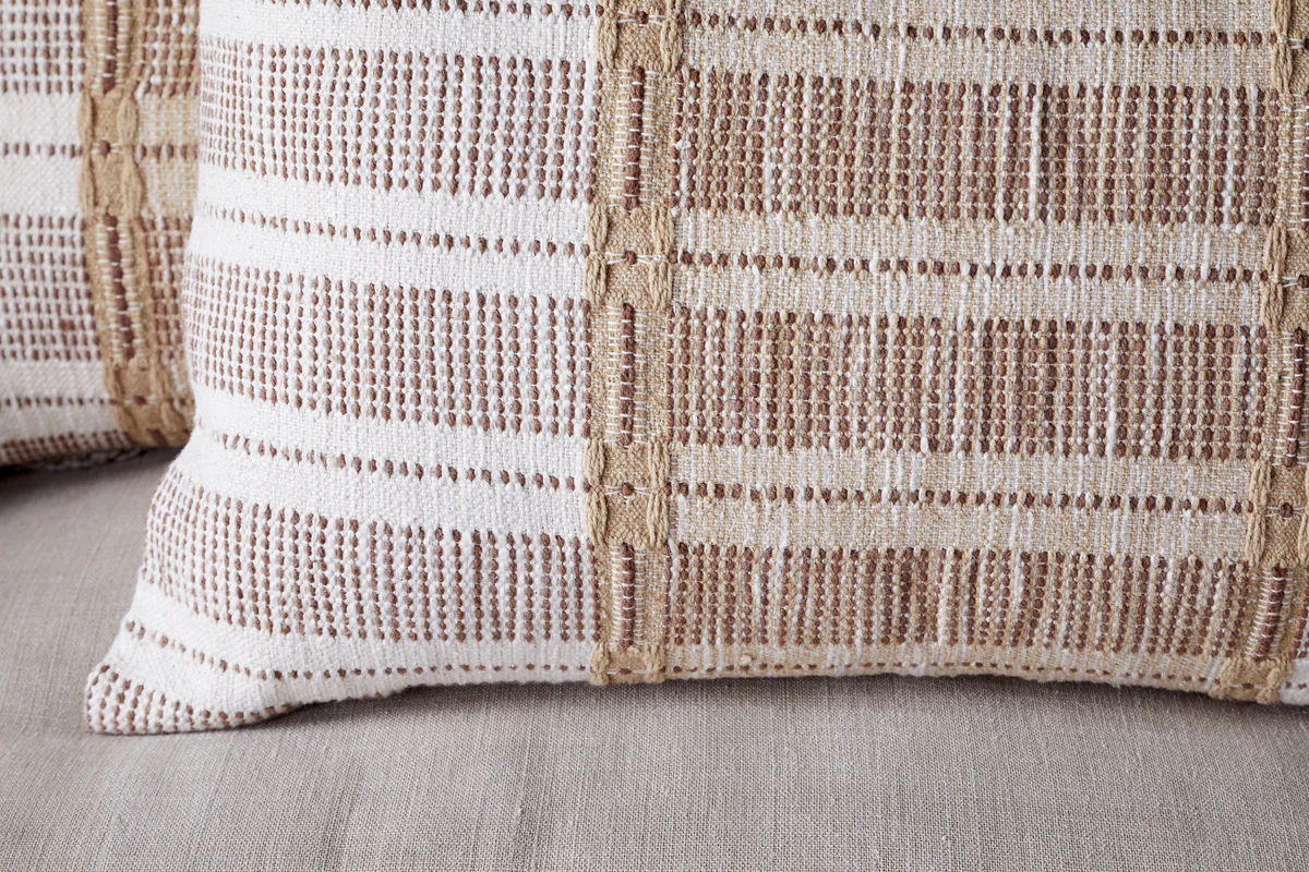 Nayika Cotton Cushion Cover - Rust - Image 6