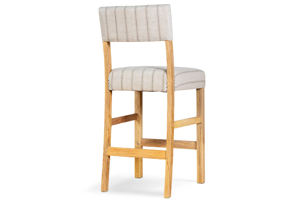 Nidhi Linen Upholstered Counter Chair - Natural - Image 12