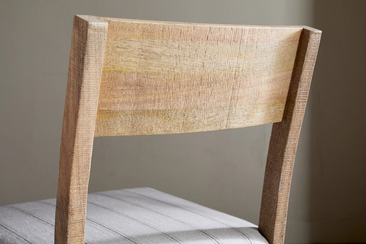 Nidhi Linen Upholstered Dining Chair - Natural - Image 7