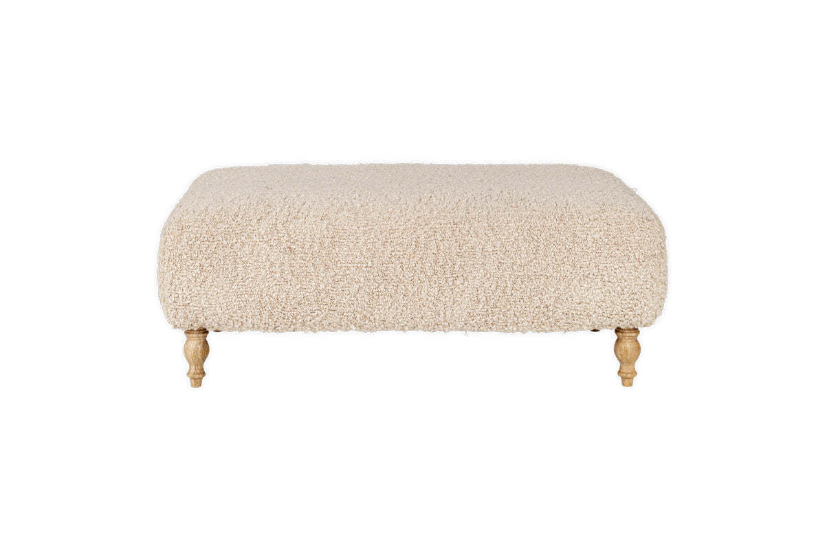 Otas Teddy Ottoman - Off White - Image 6
