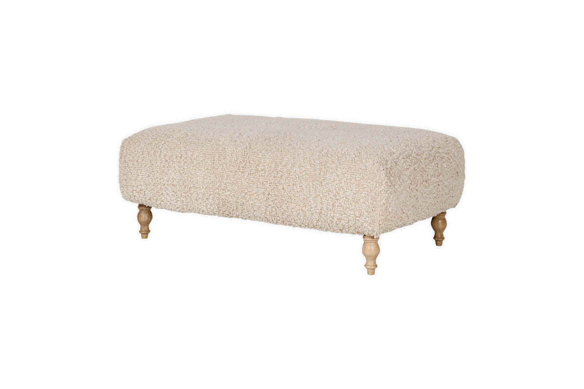 Otas Teddy Ottoman - Off White - Image 7
