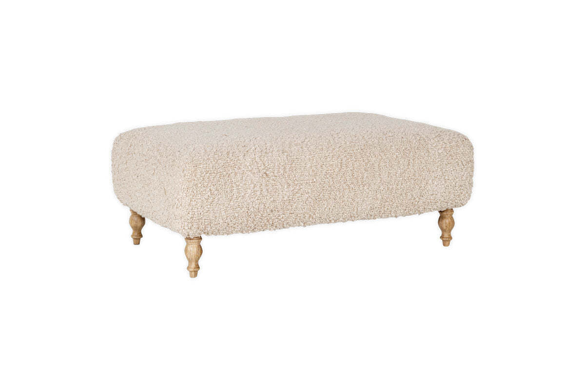 Otas Teddy Ottoman - Off White - Image 8