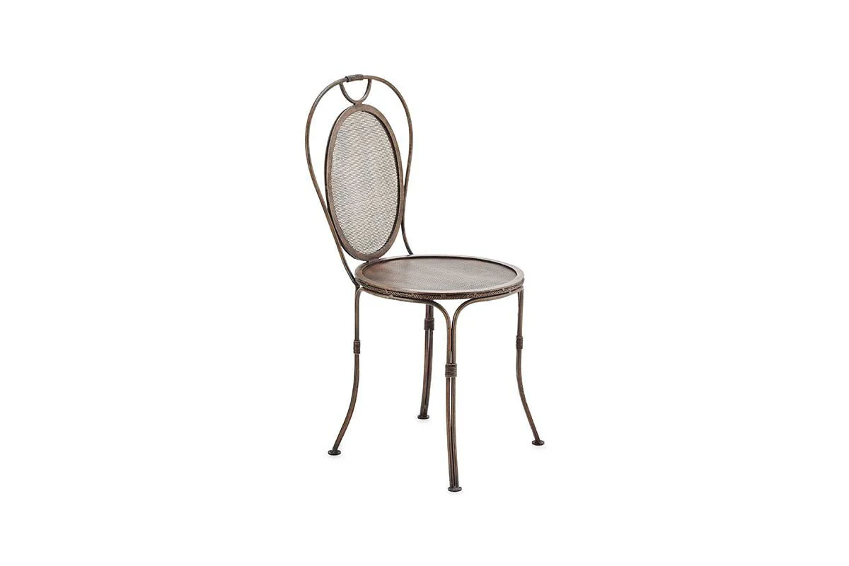 Parwaha Iron Bistro Chair - Image 8