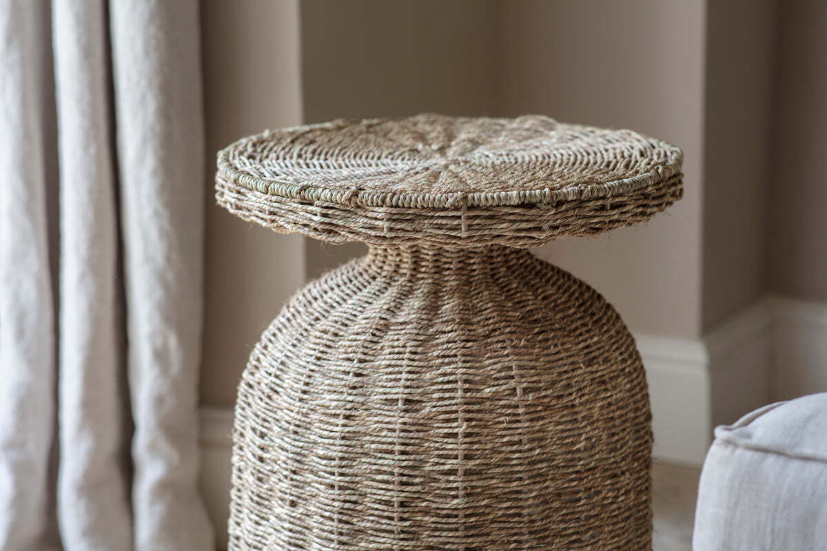 Rampura Rattan Side Table - Natural - Image 2