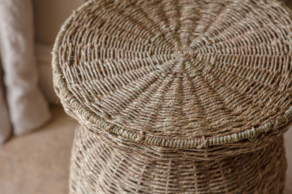 Rampura Rattan Side Table - Natural - Image 9