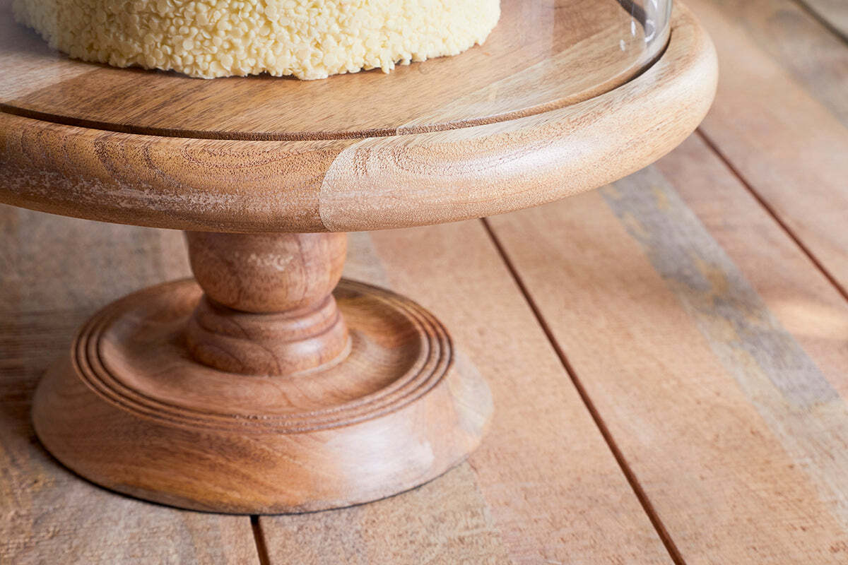 Recycled Glass Dome Cake Stand - Image 8