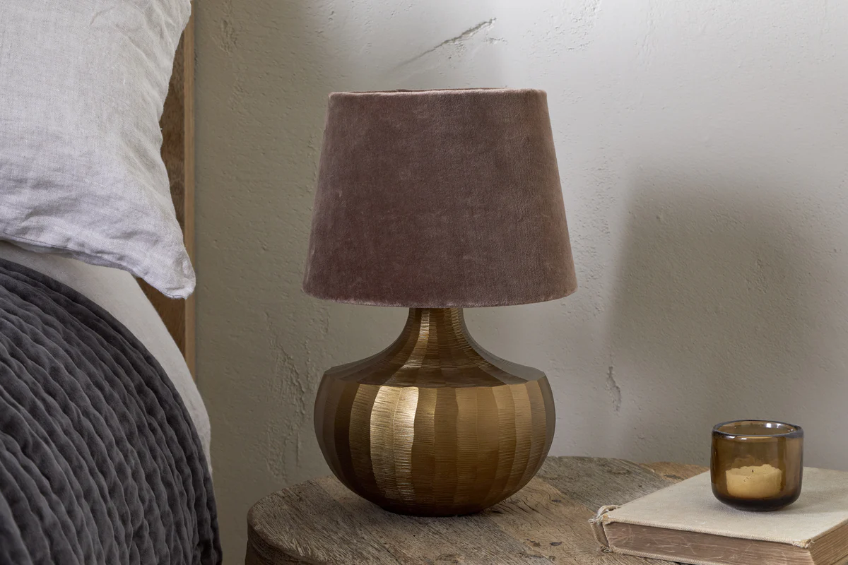 Sakiti Cast Aluminium Table Lamp - Antique Brass - Image 2
