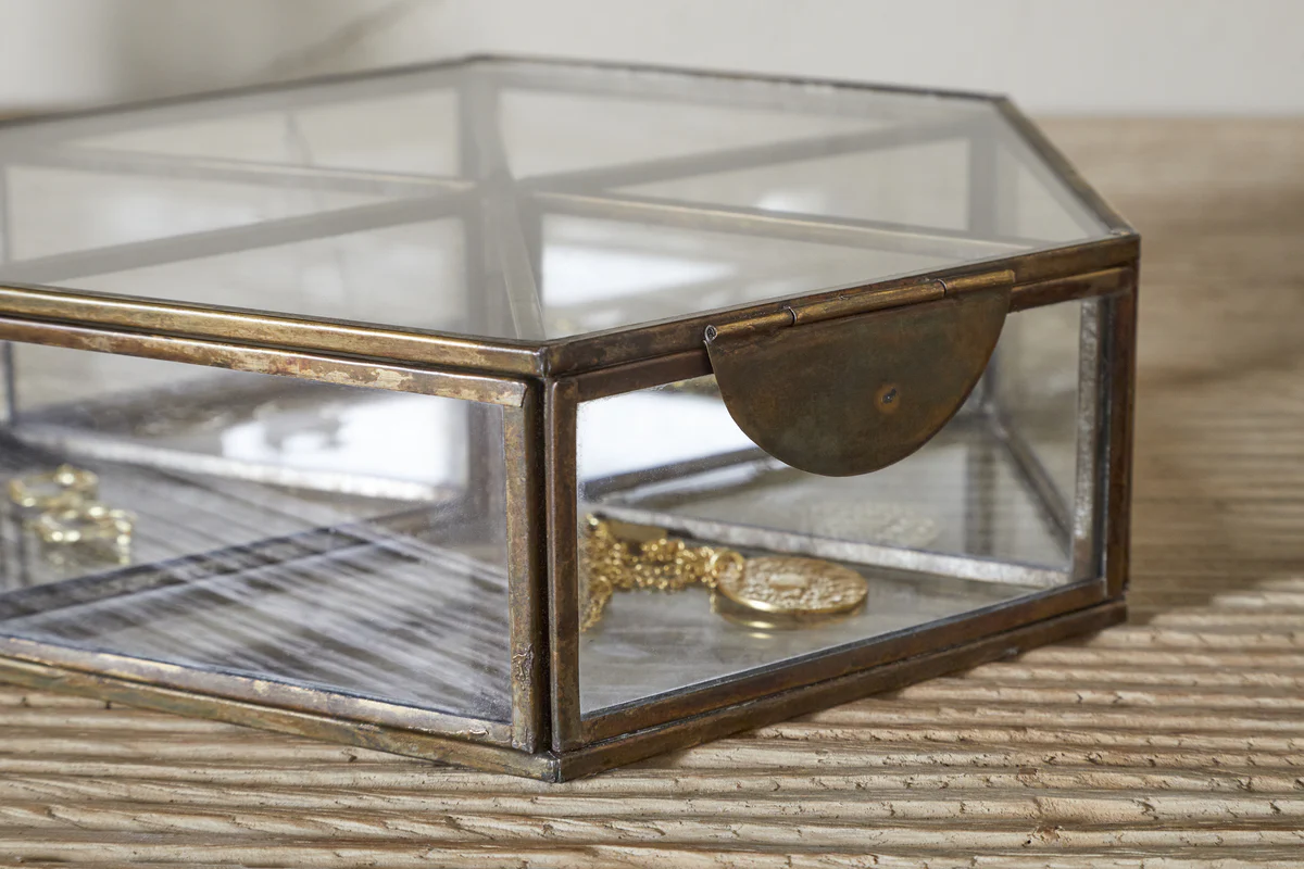 Sitara Jewellery Box - Antique Brass - Image 10