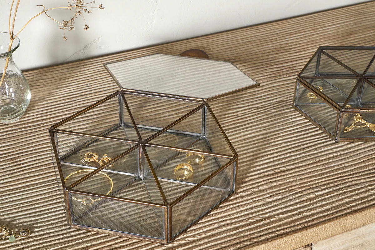 Sitara Jewellery Box - Antique Brass - Image 9