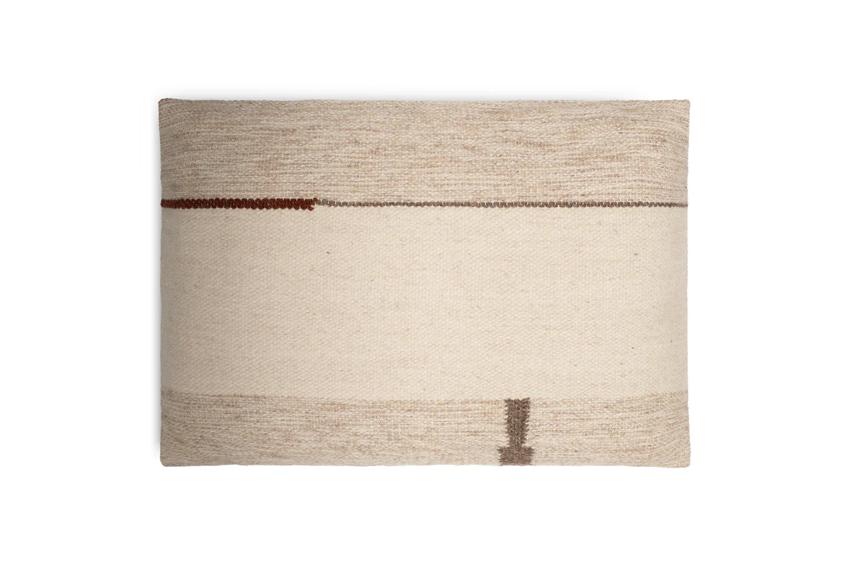 Tamil Wool Cushion Cover - Natural - Image 12