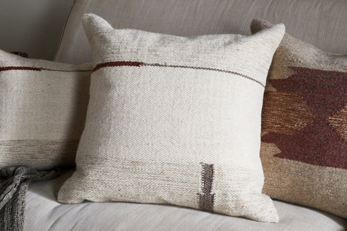 Tamil Wool Cushion Cover - Natural - Image 6