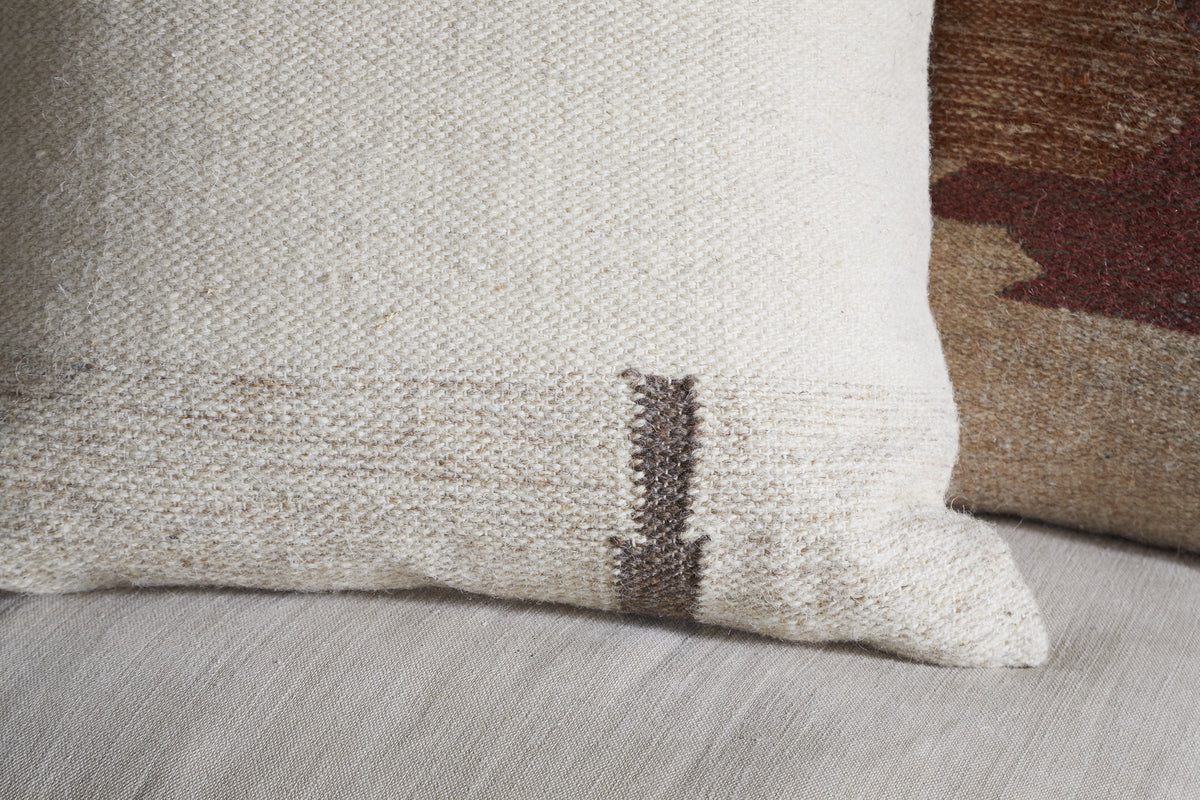 Tamil Wool Cushion Cover - Natural - Image 7