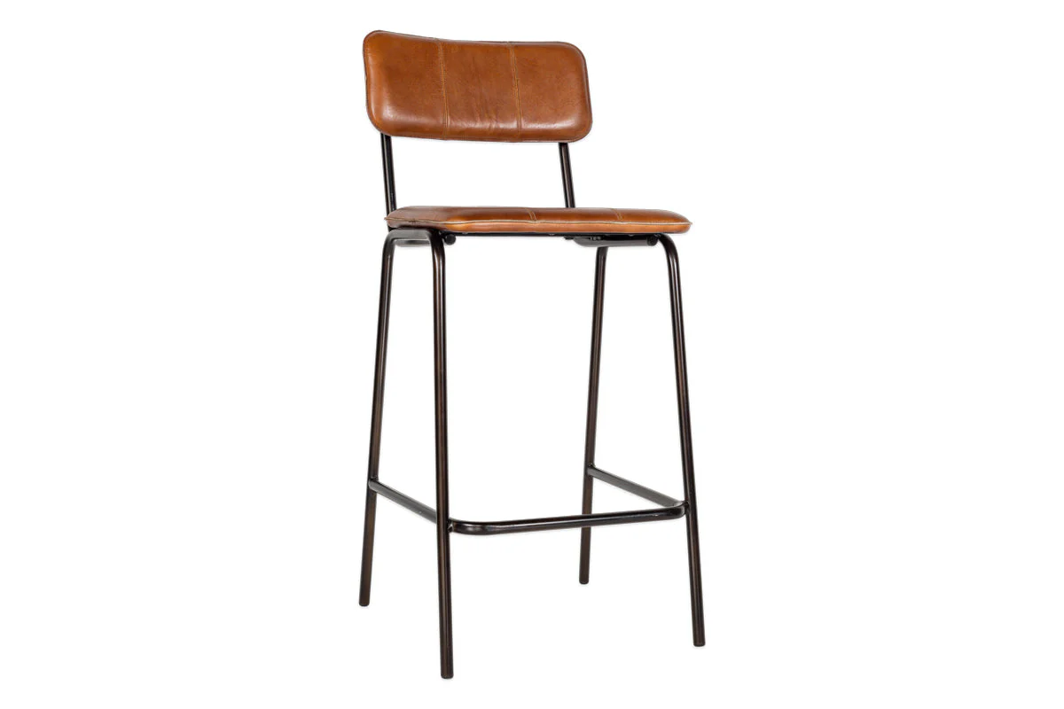 Ukari Counter Chair - Aged Tan - Image 7