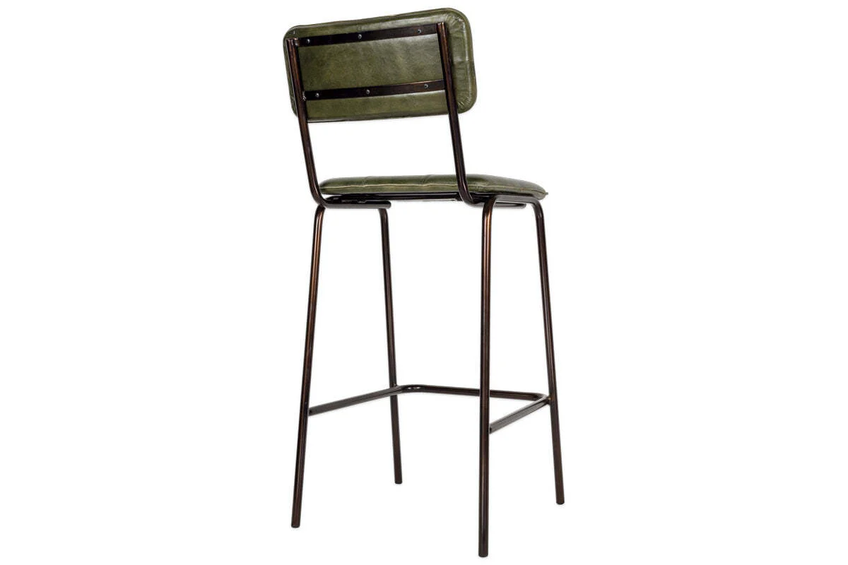 Ukari Counter Chair - Rich Green - Image 8