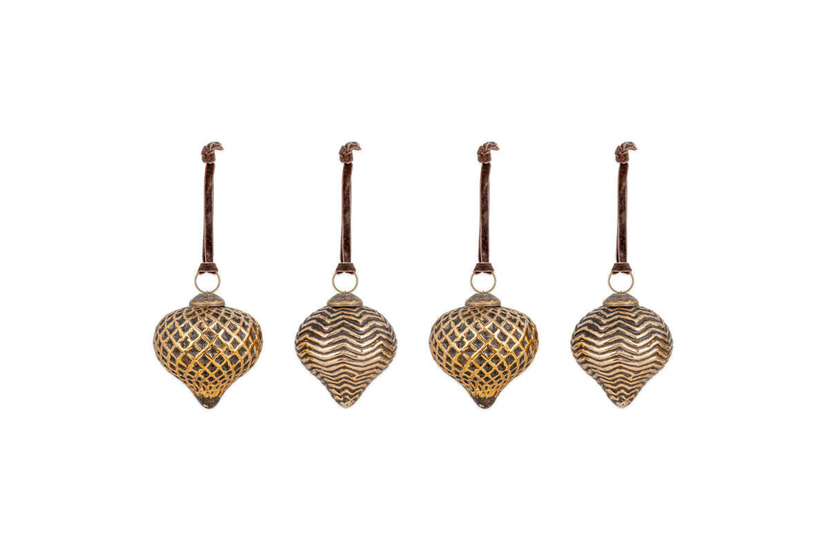 Varu Baubles - Black & Gold - (Set of 4) - Image 4