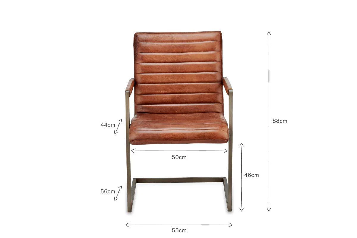 Wamma Leather Desk Chair - Image 7